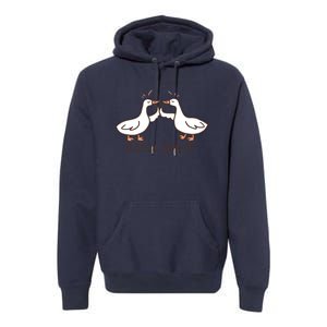 Funny Goose Bumps Premium Hoodie