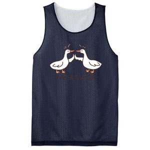 Funny Goose Bumps Mesh Reversible Basketball Jersey Tank