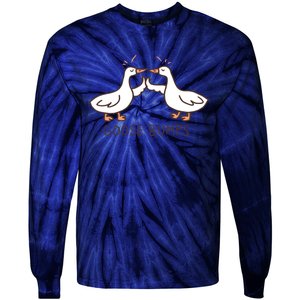 Funny Goose Bumps Tie-Dye Long Sleeve Shirt