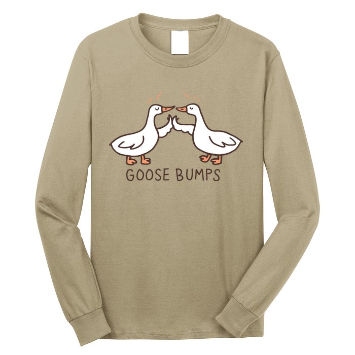 Funny Goose Bumps Long Sleeve Shirt