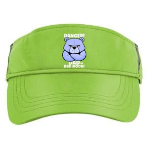 Funny Grumpy Bear Attention! Dad Is In A Bad Mood Great Gift Adult Drive Performance Visor