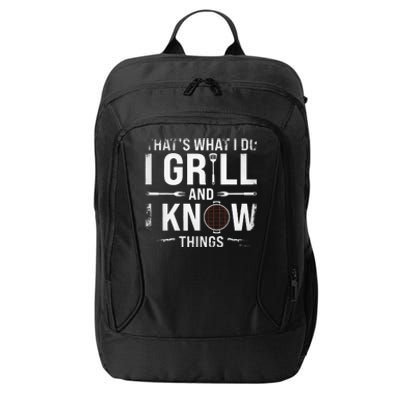 Funny Grilling BBQ Barbecue Smoking Meat Smoker Grill Lover City Backpack