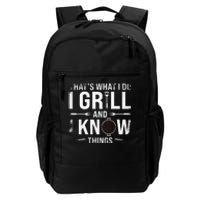 Funny Grilling BBQ Barbecue Smoking Meat Smoker Grill Lover Daily Commute Backpack