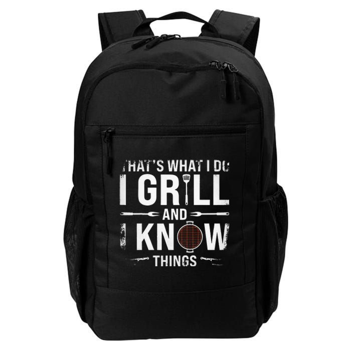 Funny Grilling BBQ Barbecue Smoking Meat Smoker Grill Lover Daily Commute Backpack