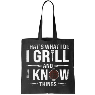 Funny Grilling BBQ Barbecue Smoking Meat Smoker Grill Lover Tote Bag