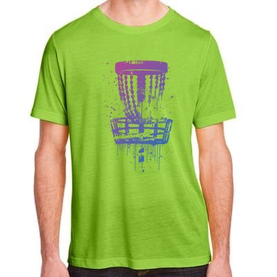 Frisbee Golf Basket Chainz Frolf Course Disc Golf Basket Gift Adult ChromaSoft Performance T-Shirt