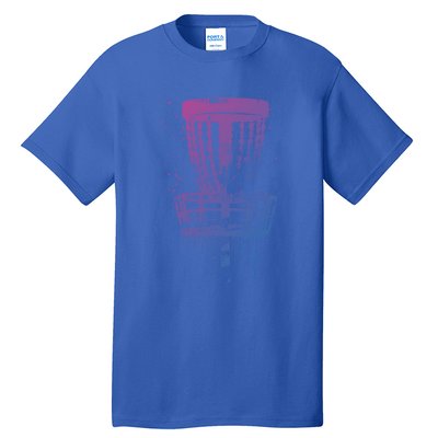 Frisbee Golf Basket Chainz Frolf Course Disc Golf Basket Gift Tall T-Shirt