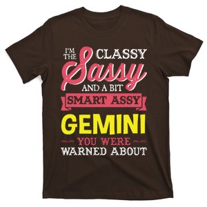 Funny GEMINI Birthday Zodiac Sign Classy T-Shirt