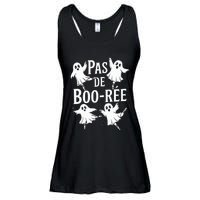 Funny Ghost Ballet Pas De Boo Halloween Dance Ladies Essential Flowy Tank