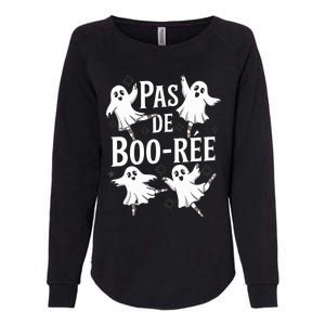 Funny Ghost Ballet Pas De Boo Halloween Dance Womens California Wash Sweatshirt