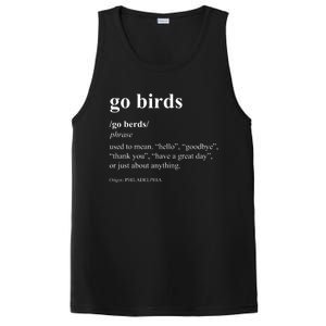 Funny Go Birds Definition Philadelphia Football PosiCharge Competitor Tank