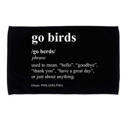 Funny Go Birds Definition Philadelphia Football Microfiber Hand Towel