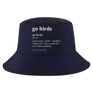 Funny Go Birds Definition Philadelphia Football Cool Comfort Performance Bucket Hat