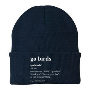 Funny Go Birds Definition Philadelphia Football Knit Cap Winter Beanie