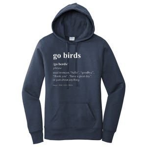 Funny Go Birds Definition Philadelphia Football Women's Pullover Hoodie