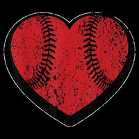 Funny Gift Baseball Heart Vintage Valentine's Day Gift For Kids Boys Mug