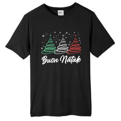 Funny Gift Buon Natale Italy Pride Xmas Holiday Italian Christmas Tall Fusion ChromaSoft Performance T-Shirt