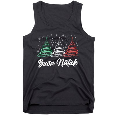 Funny Gift Buon Natale Italy Pride Xmas Holiday Italian Christmas Tank Top