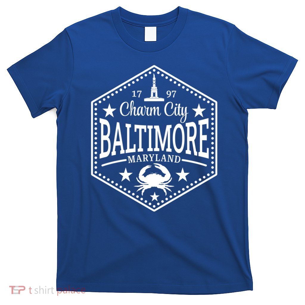 Funny Gift Baltimore Maryland Charm City 1797 Souvenir  T-Shirt