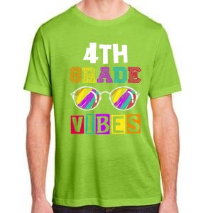 Fourth Grade Back To School 4Th Grade Vibes Cool Sunglasses Cool Gift Adult ChromaSoft Performance T-Shirt