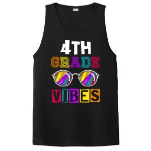 Fourth Grade Back To School 4Th Grade Vibes Cool Sunglasses Cool Gift PosiCharge Competitor Tank