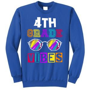 Fourth Grade Back To School 4Th Grade Vibes Cool Sunglasses Cool Gift Sweatshirt