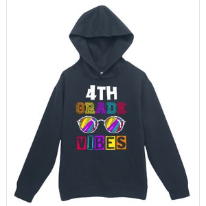 Fourth Grade Back To School 4Th Grade Vibes Cool Sunglasses Cool Gift Urban Pullover Hoodie