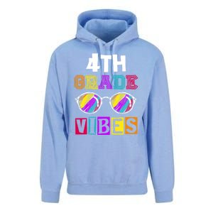 Fourth Grade Back To School 4Th Grade Vibes Cool Sunglasses Cool Gift Unisex Surf Hoodie