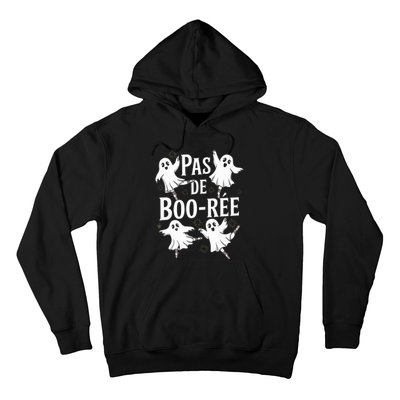 Funny Ghost Ballet Pas De Boo Halloween Dance Hoodie