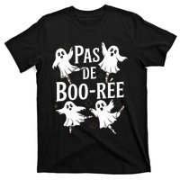 Funny Ghost Ballet Pas De Boo Halloween Dance T-Shirt