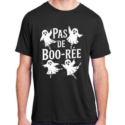 Funny Ghost Ballet Pas De Boo Halloween Dance Adult ChromaSoft Performance T-Shirt