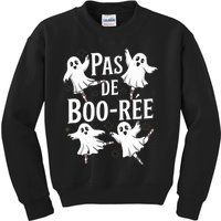 Funny Ghost Ballet Pas De Boo Halloween Dance Kids Sweatshirt