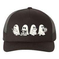 Funny Ghost Book Reading Halloween Books Lover Teacher Yupoong Adult 5-Panel Trucker Hat