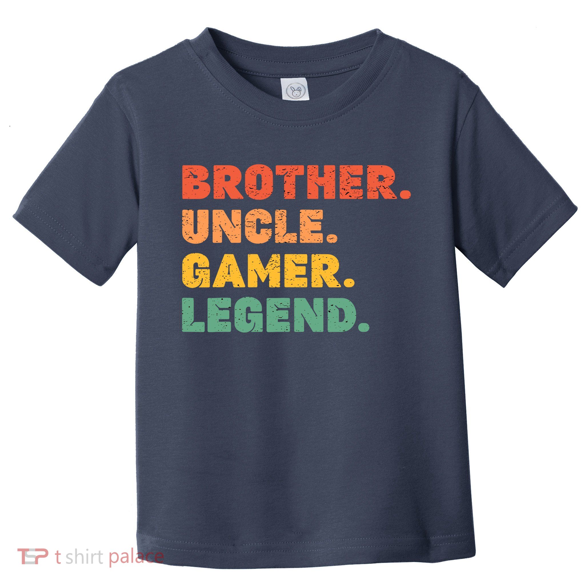 Funny Gamer Brother Uncle Gaming Legend Vintage Video Game Toddler T-Shirt