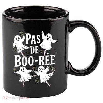 Funny Ghost Ballet Pas De Boo Halloween Dance 11oz C Handle Ceramic Mug