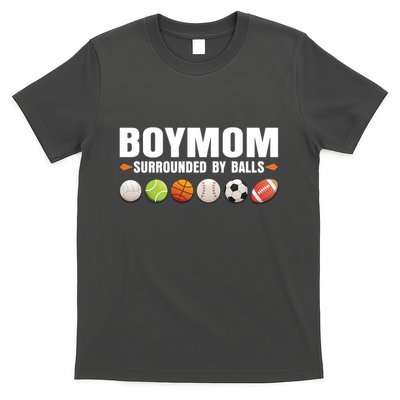 Funny Gift Boy Mom Surrounded By Balls T-Shirt
