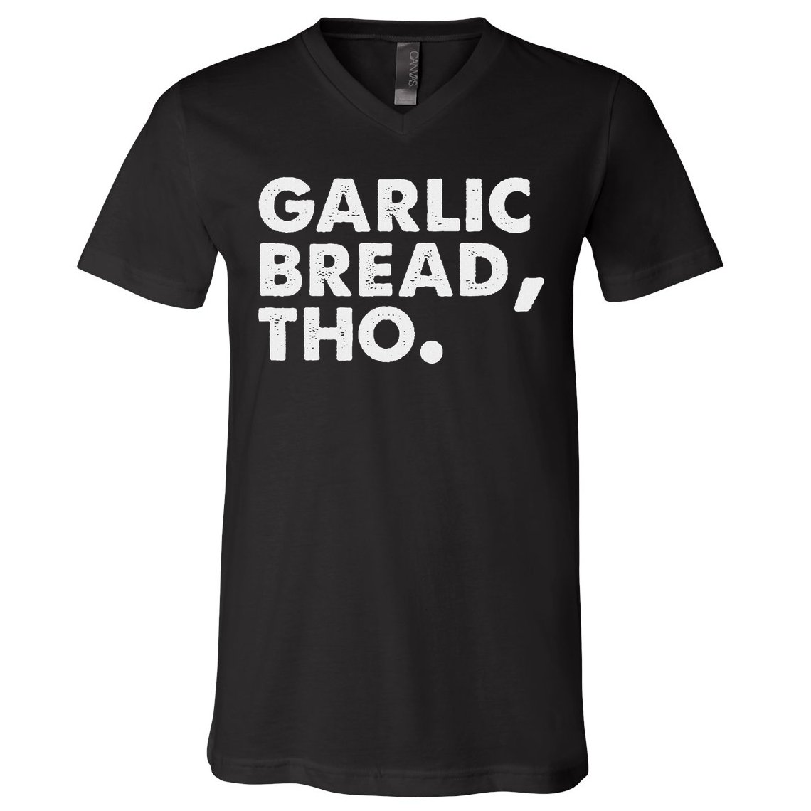 Funny Garlic Bread Lover Italian Food Pasta Women Foodie V-Neck T-Shirt