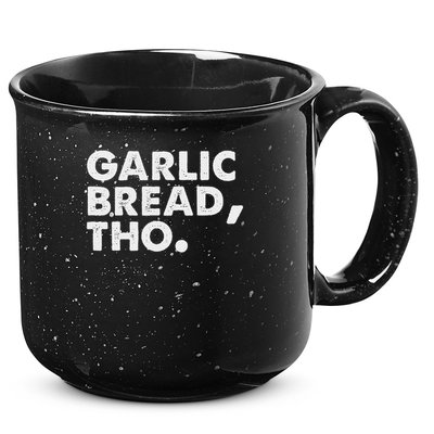 Funny Garlic Bread Lover Italian Food Pasta Women Foodie 15oz Campfire Ceramic Mug