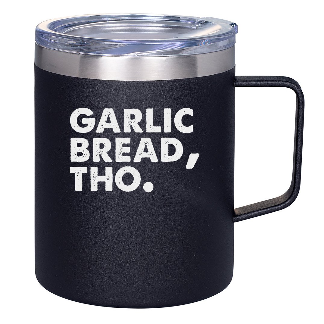Funny Garlic Bread Lover Italian Food Pasta Women Foodie 12oz Stainless Steel Coffee Mug