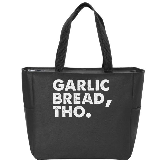 Funny Garlic Bread Lover Italian Food Pasta Women Foodie Zip Tote Bag