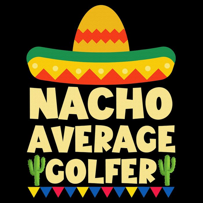Funny Golf Ball Mustache Mexican Sports Mexico Party Tank Top