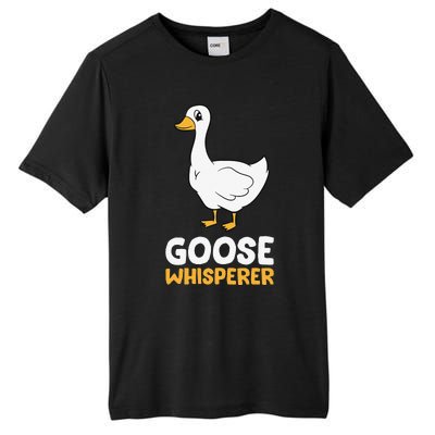 Funny Goose Bird Goose Whisperer Love Goose Tall Fusion ChromaSoft Performance T-Shirt