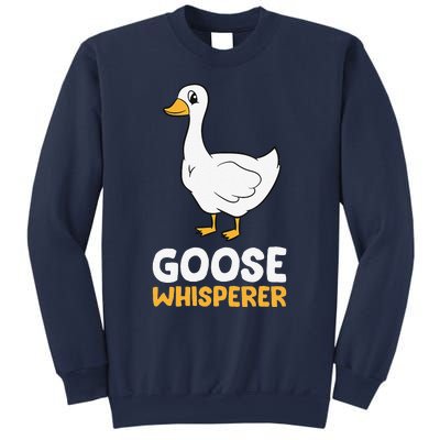 Funny Goose Bird Goose Whisperer Love Goose Sweatshirt