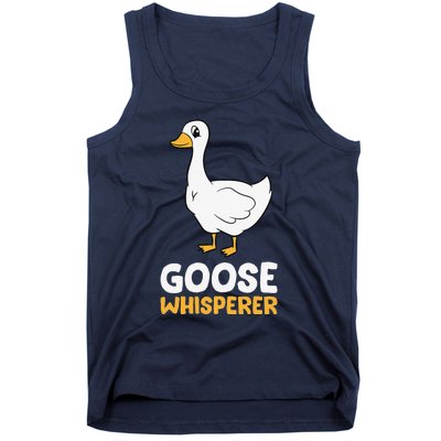 Funny Goose Bird Goose Whisperer Love Goose Tank Top