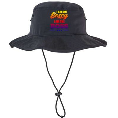 Funny Great Boss I Am Not Bossy I Am The Boss Work Humor Gift Bucket Hat