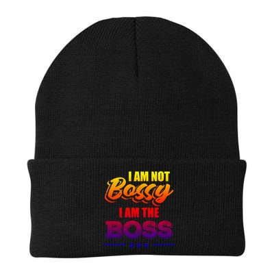 Funny Great Boss I Am Not Bossy I Am The Boss Work Humor Gift Beanie