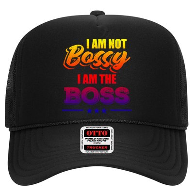 Funny Great Boss I Am Not Bossy I Am The Boss Work Humor Gift Trucker Hat