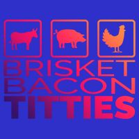 Funny Grill Brisket Bacon Titties Barbecue Dad Fathers Day Gift 16 in Basic Backpack