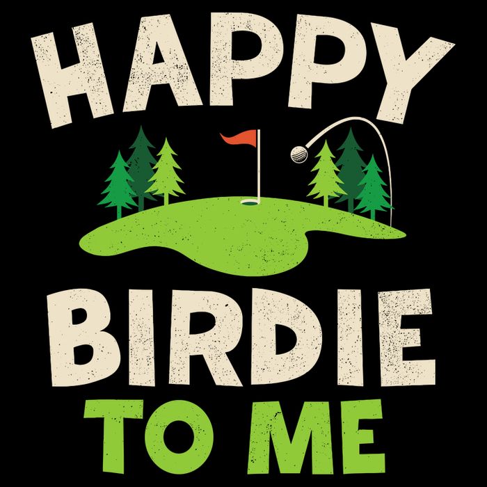 Funny Golf Birthday Happy Birdie Golfer Doggie Tank