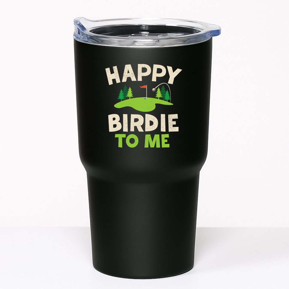 Funny Golf Birthday Happy Birdie Golfer Tumbler